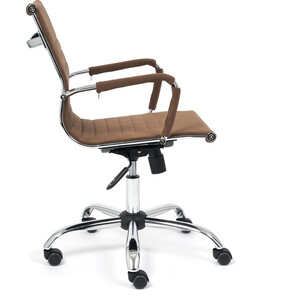 фото Компьютерное кресло tetchair urban-low флок, коричневый 6