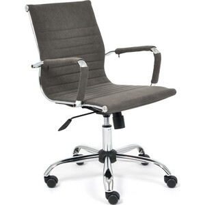 Компьютерное кресло TetChair Urban-low флок, серый 29 компьютерное кресло tetchair urban low кож зам 36 6