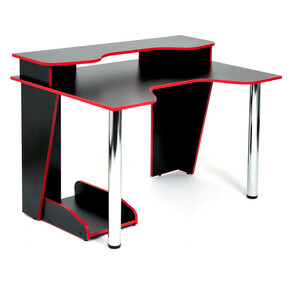 фото Подставка под системный блок tetchair strikerack neo black/red черный/красная кромка