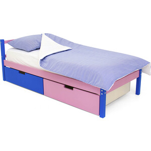 Детская кровать Бельмарко Svogen classic синий-лаванда + ящики 1 синий, 1 лаванда бельмарко ящики для кровати stumpa домики ч б