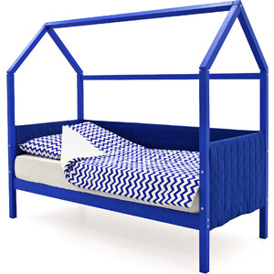 фото Бельмарко детская кровать-домик мягкий svogen синий