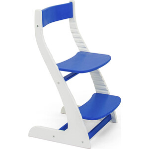 Стул Бельмарко Детский растущий регулируемый Усура бело-синий корзина стул для белья 2в1 fixsen wendy 26 л бело синий выдерживаемый вес до 125 кг