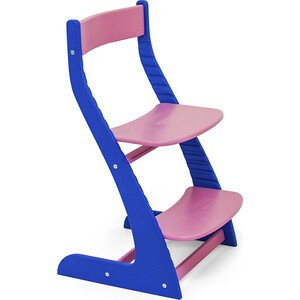 фото Бельмарко детский растущий регулируемый стул усура синий-лаванда