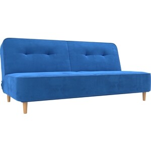 Прямой диван-книжка АртМебель Потрленд велюр голубой прямой диван книжка артмебель потрленд велюр фиолетовый