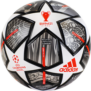 Мяч футбольный Adidas Finale Lge арт. GK3468, р.4, ТПУ, 32 пан., термосшивка, бело-синий - фото 1