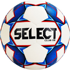 фото Мяч футбольный select club db арт. 810220-002, р.4, 32п, тпу, термо+руч. сш, рез.кам, бело-сине-крас