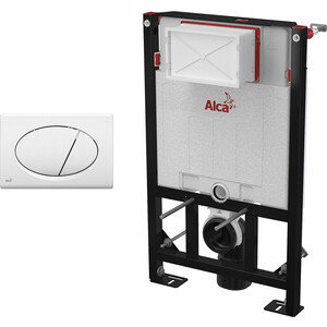

Инсталляция для унитаза AlcaPlast Sadromodul с клавишей, белая (AM101/850W, M70), Sadromodul с клавишей, белая (AM101/850W, M70)
