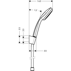 фото Душевой набор hansgrohe croma 100 (27575000)