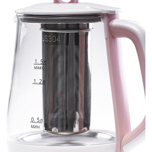 Чайник электрический GALAXY GL 0591 розовый - фото 2