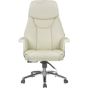 фото Кресло riva chair rch 9501 экокожа кремовый