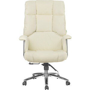 фото Кресло riva chair rch 9502 натуральная кожа кремовый