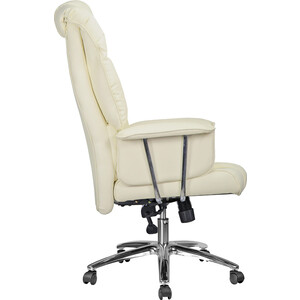 фото Кресло riva chair rch 9502 натуральная кожа кремовый