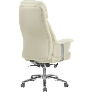 фото Кресло riva chair rch 9502 экокожа кремовый