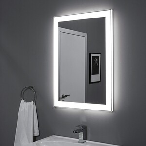 Зеркало Aquanet Алассио 45х95 с подсветкой и подогревом (249339)