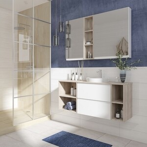 Мебель для ванной Cersanit Moduo 80 белая/дуб