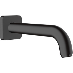 Излив для ванны Hansgrohe Vernis Shape черный матовый (71460670) бра со стеклянным плафоном shape 60вт e14 28x20x25 см