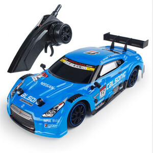 Радиоуправляемая машина для дрифта CS Toys Nissan GTR R35 Nismo 1:18 4WD 2.4G синяя - NT-RC-18-B