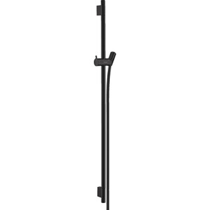 Душевая штанга Hansgrohe Unica S Puro 90 см, с шлангом, черный матовый (28631670) душевая штанга hansgrohe unica s puro 65 см с шлангом матовый 28632670