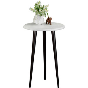 Стол журнальный Мебелик BeautyStyle 2 дуб дымчатый, венге (П0004865) журнальный столик элимет loft венге 50х50х55см регулируемые ножки