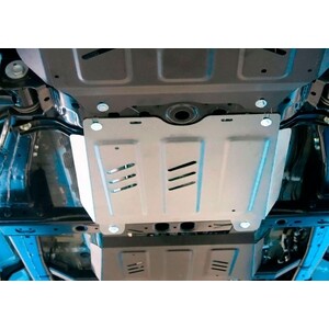 фото Защита кпп rival для toyota fortuner ii 4wd (2017-2020 / 2020-) /hilux viii 4wd (2015-2018 / 2018-), штампованная, алюминий 6 мм, 2333.5711.1.6