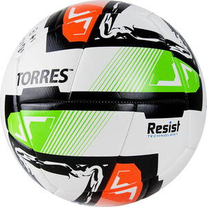 Мяч футбольный Torres Resist арт. F321045, р.5, белый-мультиколор - фото 1