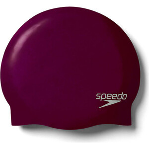 фото Шапочка для плавания speedo plain molded silicone cap, арт. 8-70984d728, бордовый, силикон
