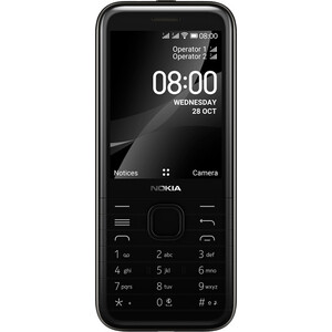 Мобильный телефон Nokia 8000 4G DS Black - фото 2