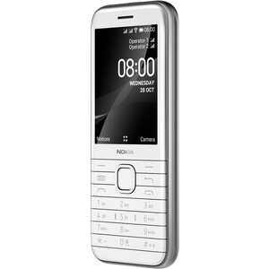 Мобильный телефон Nokia 8000 4G DS White - фото 3