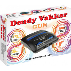 Игровая приставка Dendy Vakker 300 игр + световой пистолет игровая приставка магистр titan 555 игр hdmi