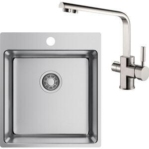 

Кухонная мойка и смеситель Omoikiri Amadare 45 IN , Kaiser Decor нержавеющая сталь (4993802, 40144-5), Amadare 45 IN , Kaiser Decor нержавеющая сталь (4993802, 40144-5)