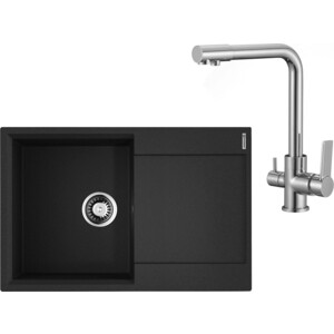 

Кухонная мойка и смеситель Omoikiri Daisen 78 BL, РМС SL130, черная (4993327, SL130-015F), Daisen 78 BL, РМС SL130, черная (4993327, SL130-015F)