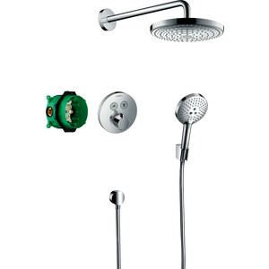 фото Душевая система hansgrohe raindance select s с термостатом showerselect s (27297000)