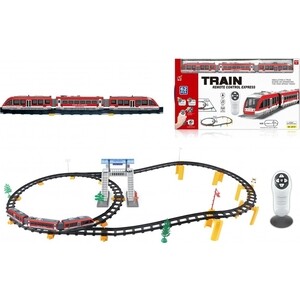 Железная дорога CS Toys с пультом управления (поезд Красная стрела, длина 396 см, свет, звук) - 2813Y