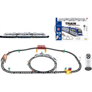 Железная дорога CS Toys с пультом управления (поезд Сапсан, длина полотна 618 см, свет, звук) - 2808Y-2
