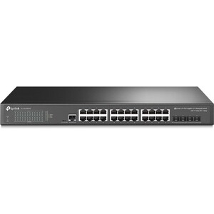 Коммутатор TP-Link JetStream 24-port Pure-Gigabit L2+ Managed Switch коммутатор mikrotik cloud router switch crs326 24g 2s rm