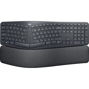 Клавиатура Logitech Wireless Keyboard ERGO K860-GRAPHITE покрывало клавиатура коричневый р 150х215