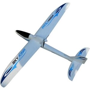 Радиоуправляемый планер WLTOYS F959S Sky King 6-AXIS GYRO 2.4G - F959S-BLUE - фото 2