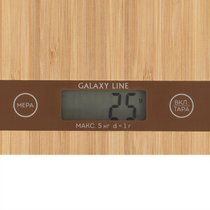 Весы кухонные GALAXY GL2812, дерево - фото 2