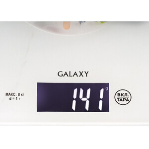 фото Весы кухонные galaxy gl2810, белый/рисунок