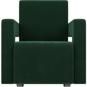 Кресло АртМебель Рамос велюр зеленый