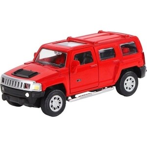 Машина Автопанорама Hummer H3, красный, масштаб 1:43, инерция - JB1251269