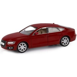 Машина Автопанорама Audi A7, красный, масштаб 1:24, свет, звук - JB1251148