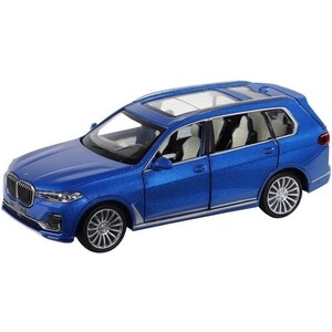 Машина Автопанорама BMW X7, синий, масштаб 1:32, свет, звук, инерция - JB1251314 - фото 1