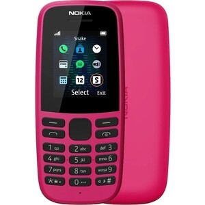 

Мобильный телефон Nokia 105 SS Pink, 105 SS Pink