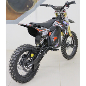 Электромотоцикл MOTAX Мини кросс 1500W Черно-красный - фото 4