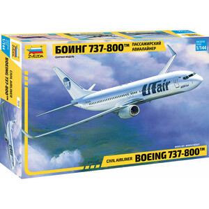 

Сборная модель Звезда Пассажирский авиалайнер Боинг 737-800, 1/144 - ZV-7019, Пассажирский авиалайнер Боинг 737-800, 1/144 - ZV-7019