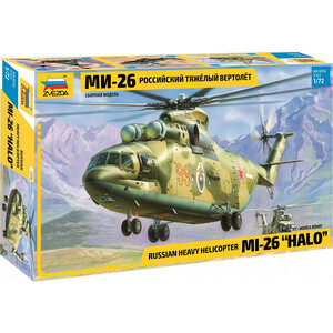 

Сборная модель Звезда Российский тяжелый вертолет Ми-26, 1/72 - ZV-7270, Российский тяжелый вертолет Ми-26, 1/72 - ZV-7270