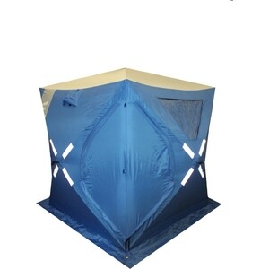 Зимняя палатка куб Woodland ICE FISH 2, 160х160х180 см (оранжевый)
