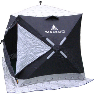 фото Зимняя палатка куб woodland ultra long трехслойная