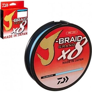 фото Леска плетеная daiwa j-braid grand x8 135м 0,24мм (22кг) синяя